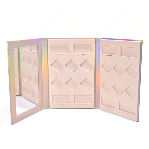 Factory Price Oval Paper Mache Boxes -
 Paper palette with mirror – Washine